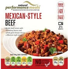 Performance Meal Mexican Beef 1 Serving
